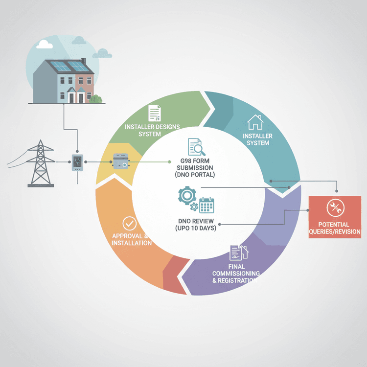 G99 Application Example Understanding the G98 Application Process for Solar