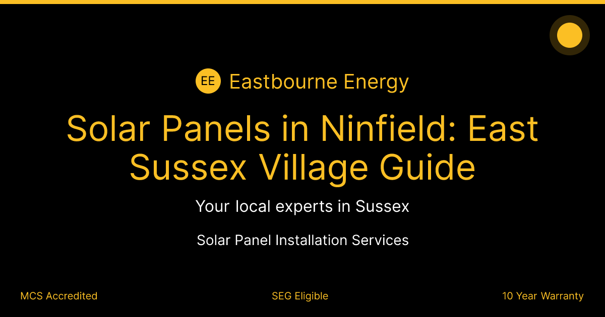 Solar Panels in Ninfield: East Sussex Village Guide