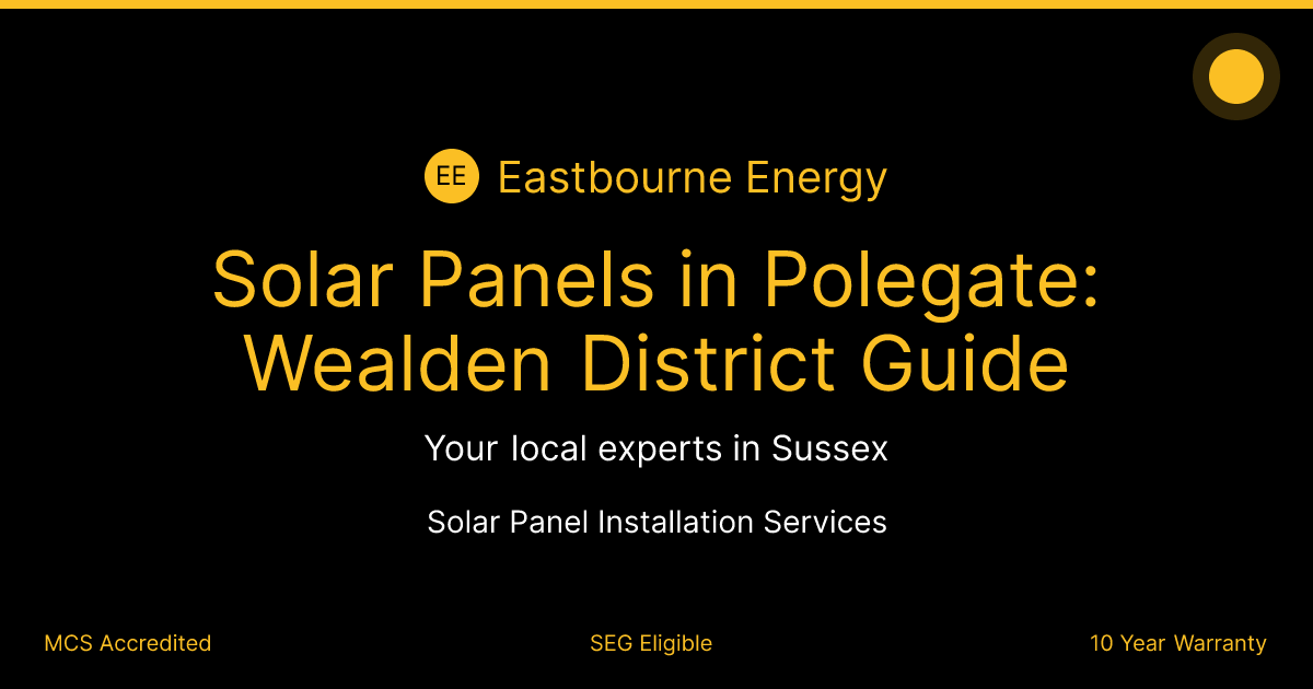 Solar Panels in Polegate: Wealden District Guide